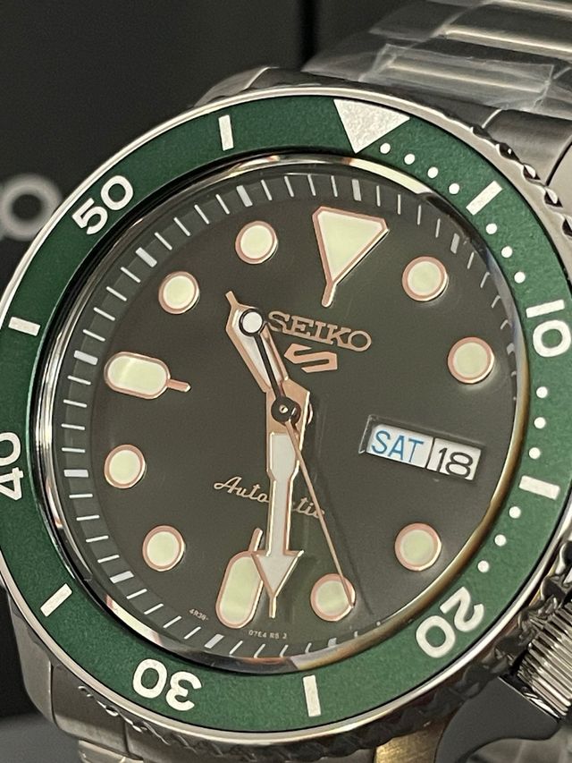 Reloj Seiko 5 Sport “Green Diver” SRPD63K1