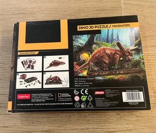 Puzzle 3D National Geographic Triceratops