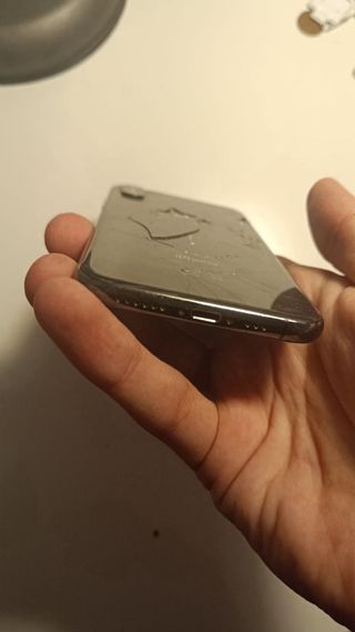 iPhone XS Negro (Pantalla Rota trasera rota)