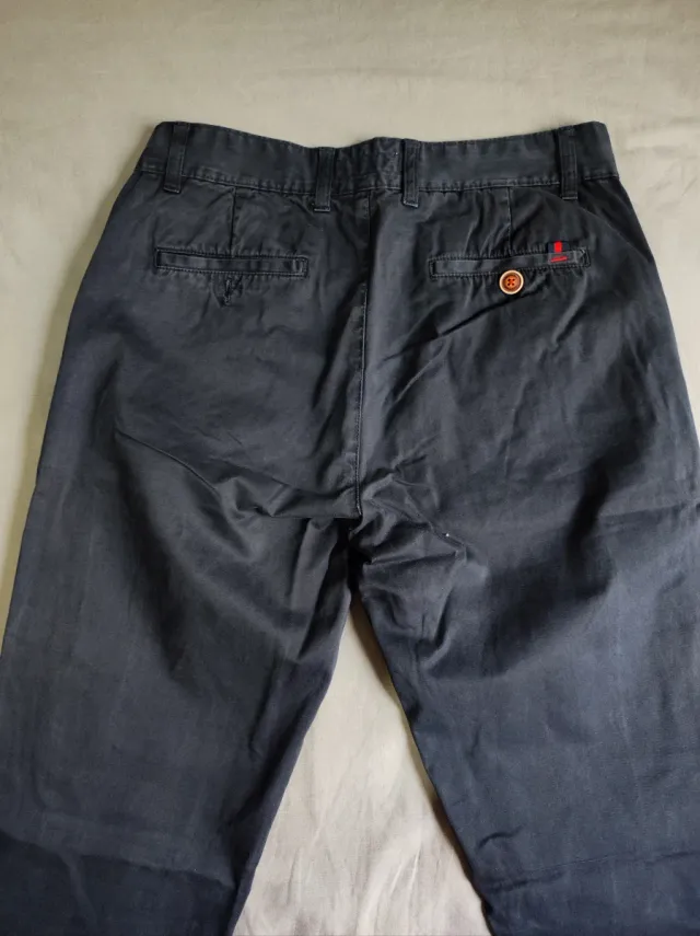 Pantalón chino azul marino hombre