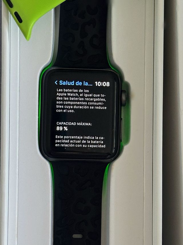 Apple Watch Series 3 nero/verde