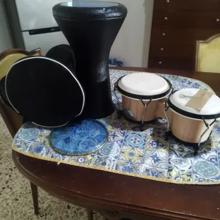 Coppia Bongo Jimbao e Darbuka