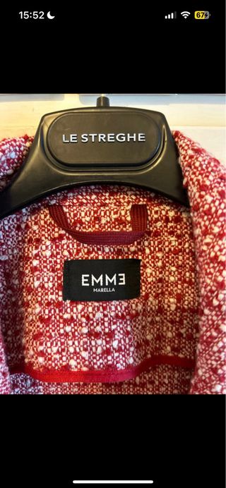 Giacca Marella Rosso Tweed