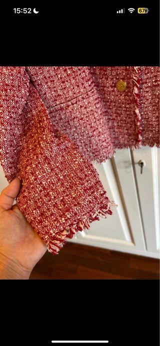 Giacca Marella Rosso Tweed