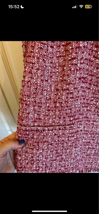 Giacca Marella Rosso Tweed