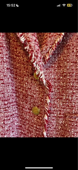 Giacca Marella Rosso Tweed