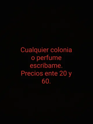 Colonia o perfume