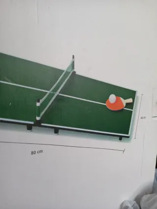 Mesa Ping Pong Tiger 80x40cm