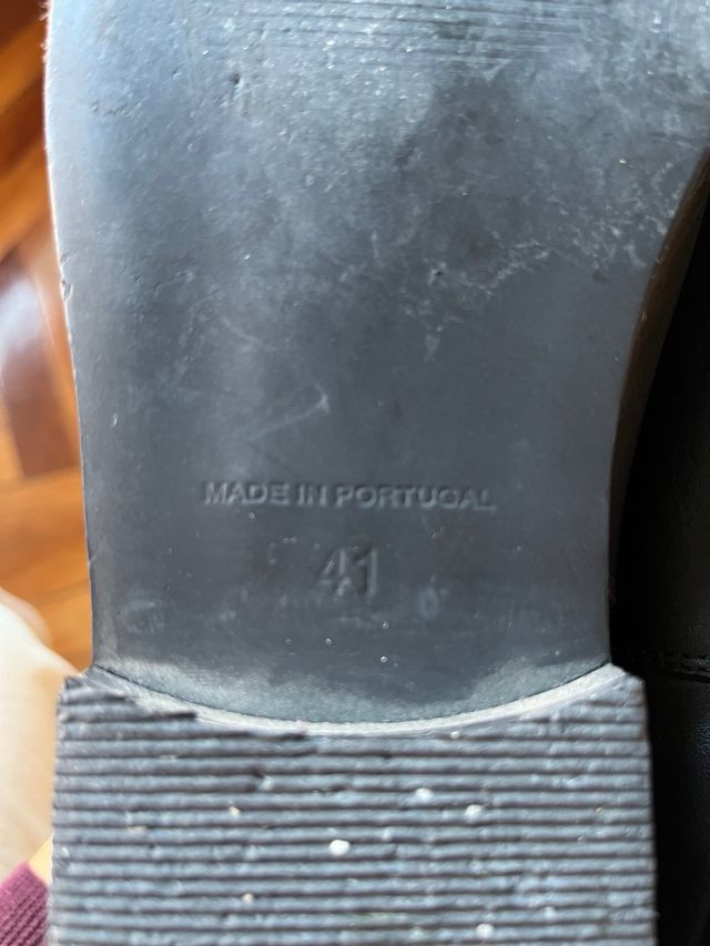 Botas Chelsea Negras Piel