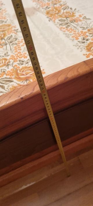 Conjunto habitación: mesilla, cama y mueble