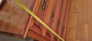 Conjunto habitación: mesilla, cama y mueble