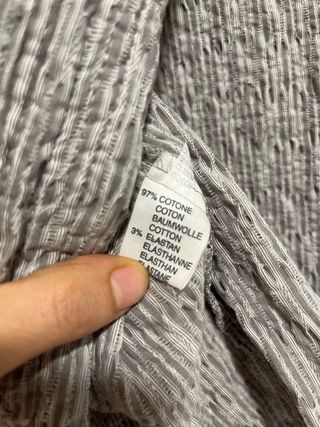 Camicia donna goffrata taglia M