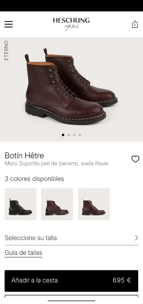 Botas Heschung Marrones