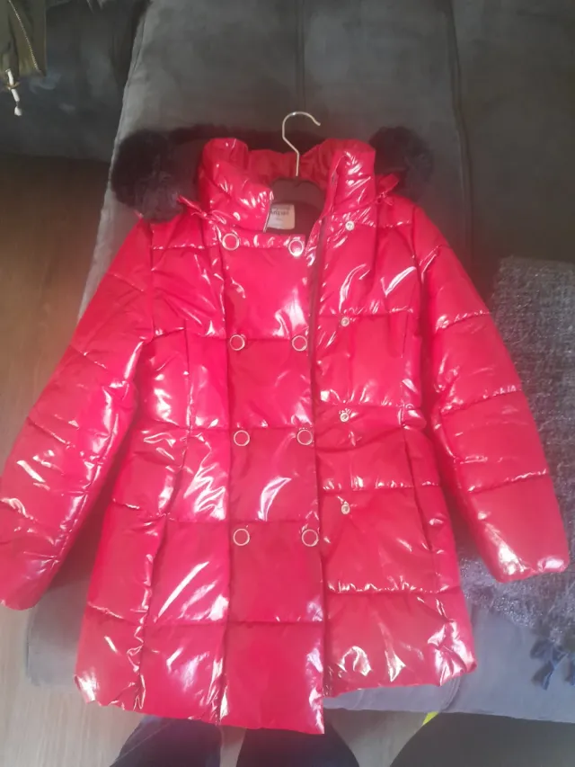 Cazadora niña Mayoral roja brillo