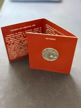 Moneda 2000 Pesetas Plata Juan Carlos I 1996