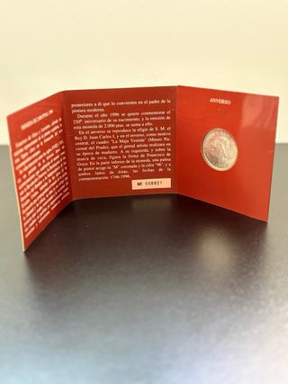 Moneda 2000 Pesetas Plata Juan Carlos I 1996