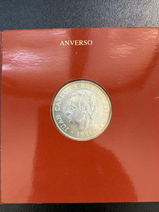 Moneda 2000 Pesetas Plata Juan Carlos I 1996