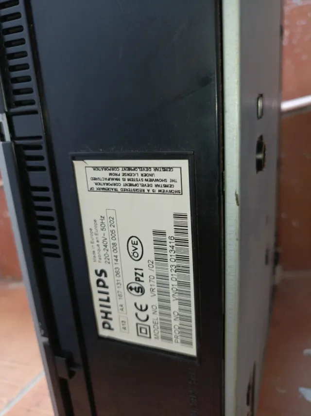Philips VHS con mando y pelis
