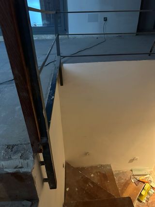 Barandilla de aluminio dos piezas 114cm+116cm