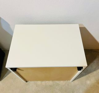 Cajonera Ikea Gris y Blanca