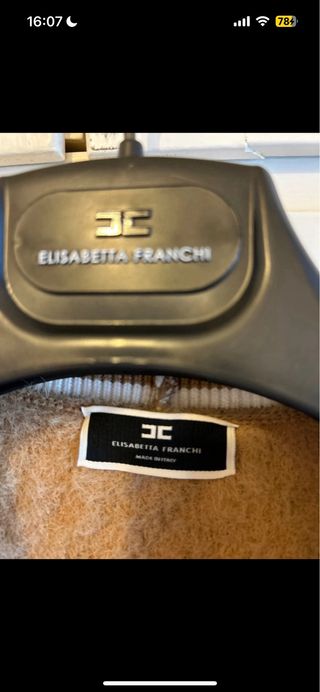 Abito Elisabetta Franchi invernale marrone