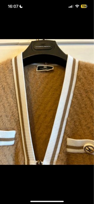 Abito Elisabetta Franchi invernale marrone