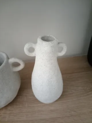 Juego de 2 jarrones de cerámica