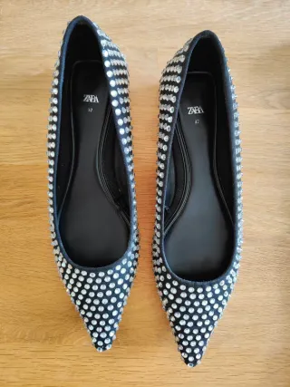 Bailarinas ZARA Talla 37 Cristales