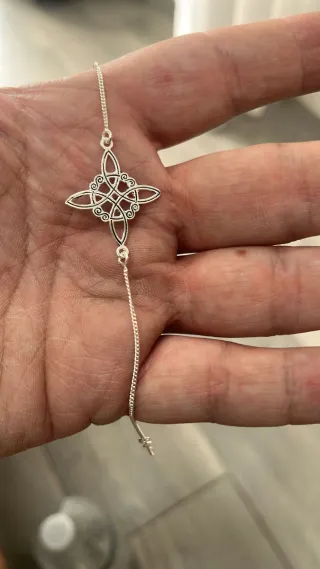 Pulsera Plata 925 Nudo Bruja