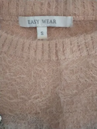 Jersey  Corazón blancomde cuello redondo