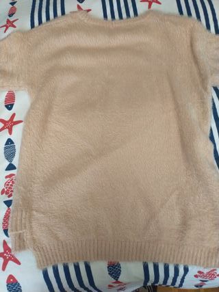 Jersey  Corazón blancomde cuello redondo