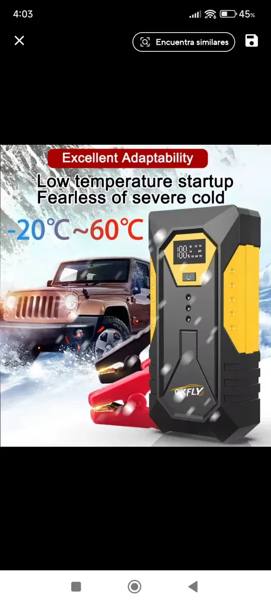 Arrancador de Batería  GKFLY