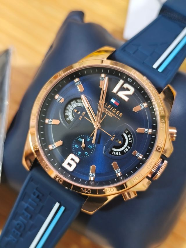 Reloj Tommy Hilfiger Caballero 1791474 Azul/plata