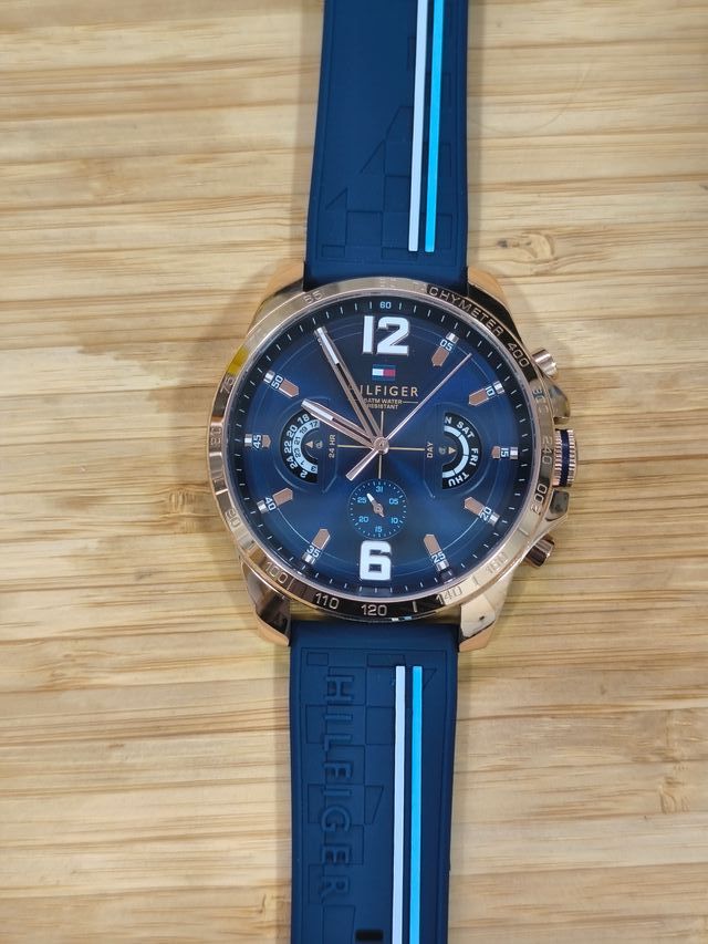 Reloj Tommy Hilfiger Caballero 1791474 Azul/plata