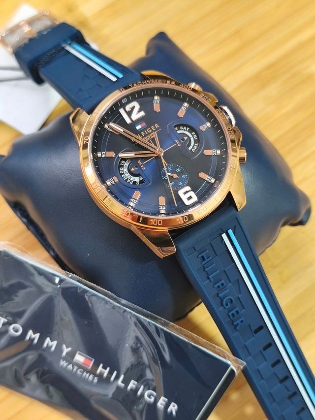 Reloj Tommy Hilfiger Caballero 1791474 Azul/plata