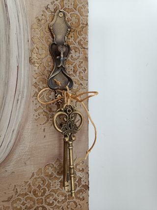 Perchero Shabby chic artesanal