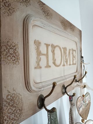 Perchero Shabby chic artesanal