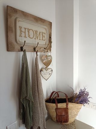 Perchero Shabby chic artesanal