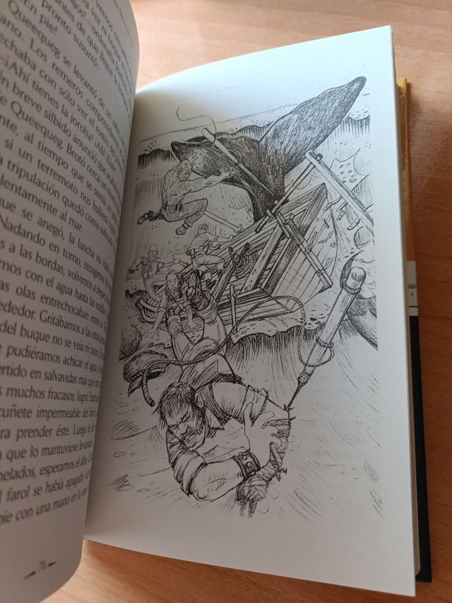 Libro Moby Dick. Herman Melville. Tapa dura