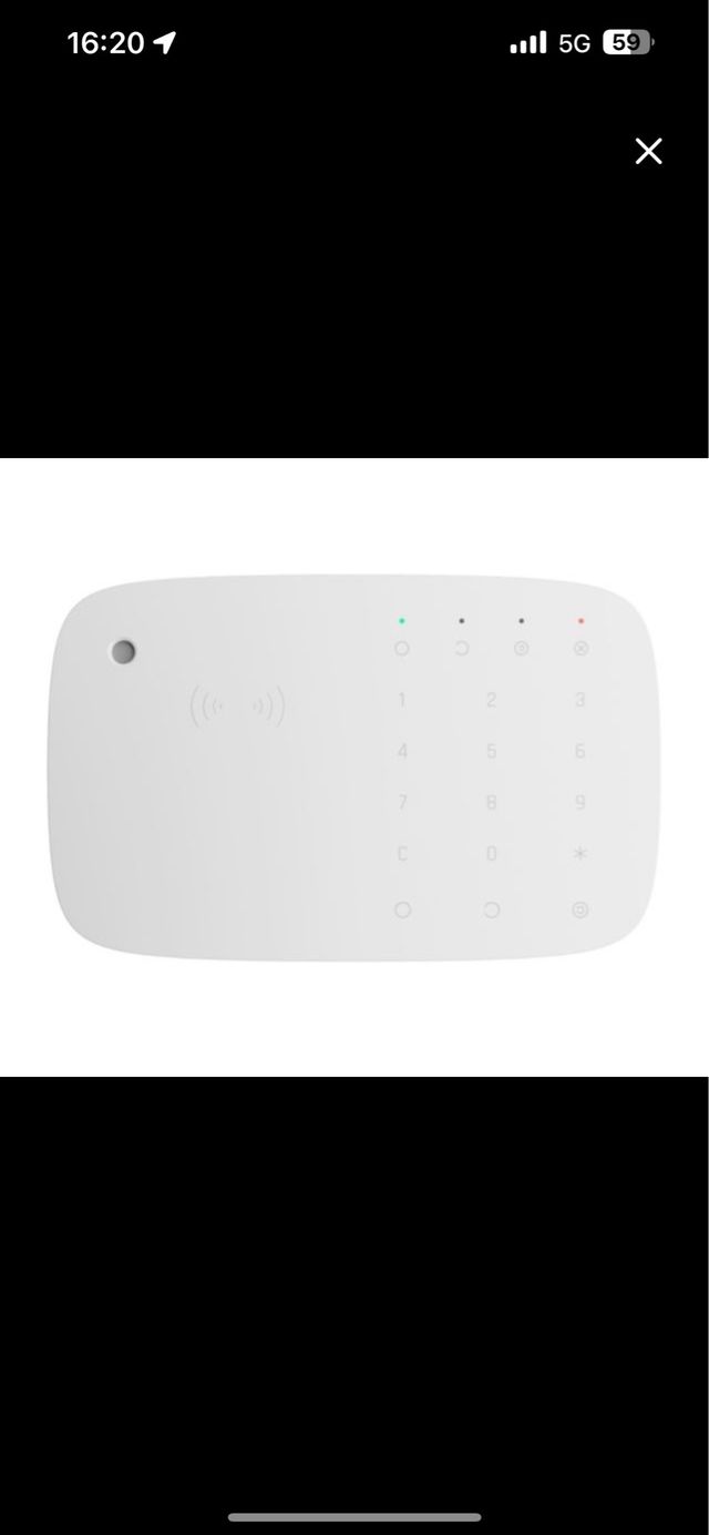 Teclado Ajax Combi Blanco