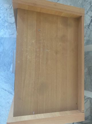 Mesita mueble cajonera marrón