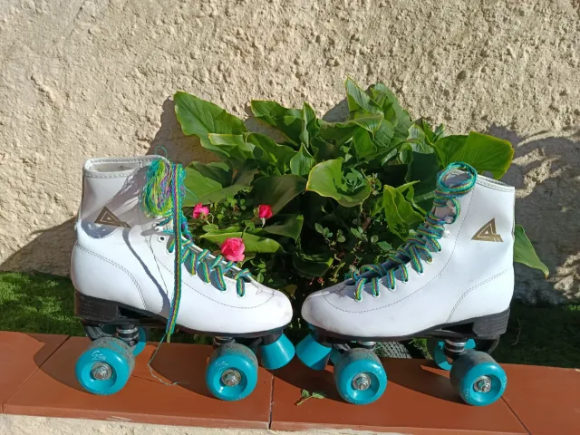 Patines bota blancos talla 37