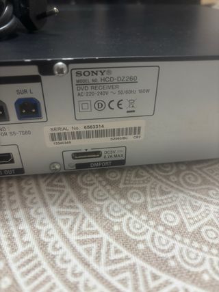 Home Cinema 5.1 Sony HCD-DZ260