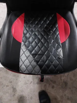 Silla Gaming Negra y Roja