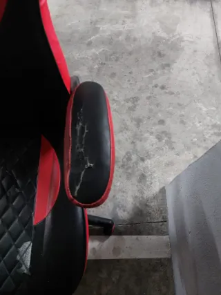 Silla Gaming Negra y Roja