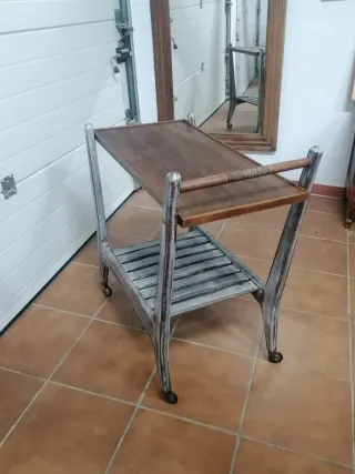 Carrito camarera vintage madera
