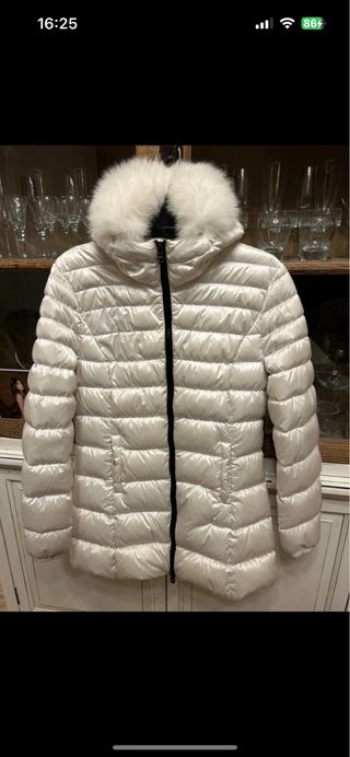 Piumino Refrigiwear Bianco con Cappuccio