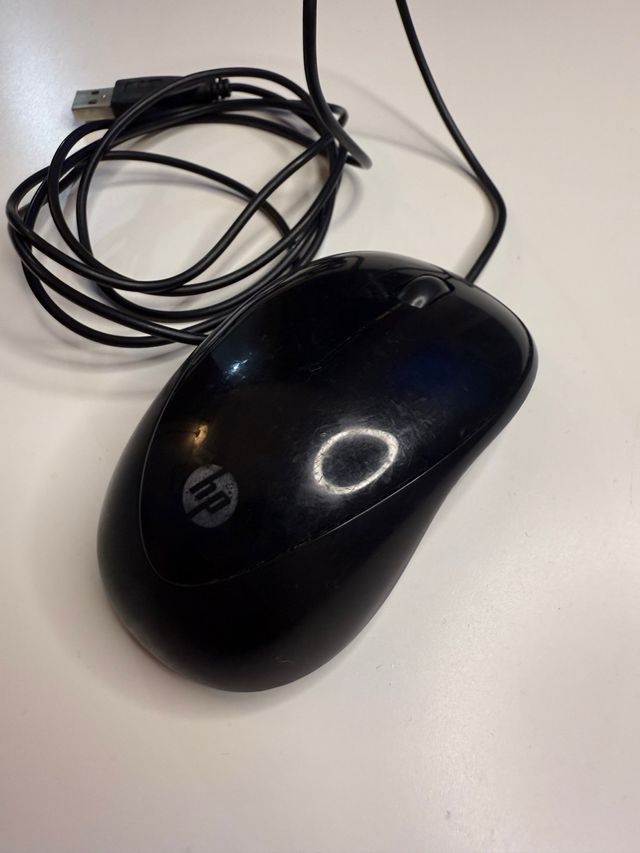 Ratón HP USB Negro