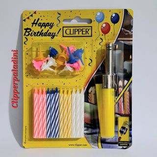 Accendini Clipper e Candeline Compleanno