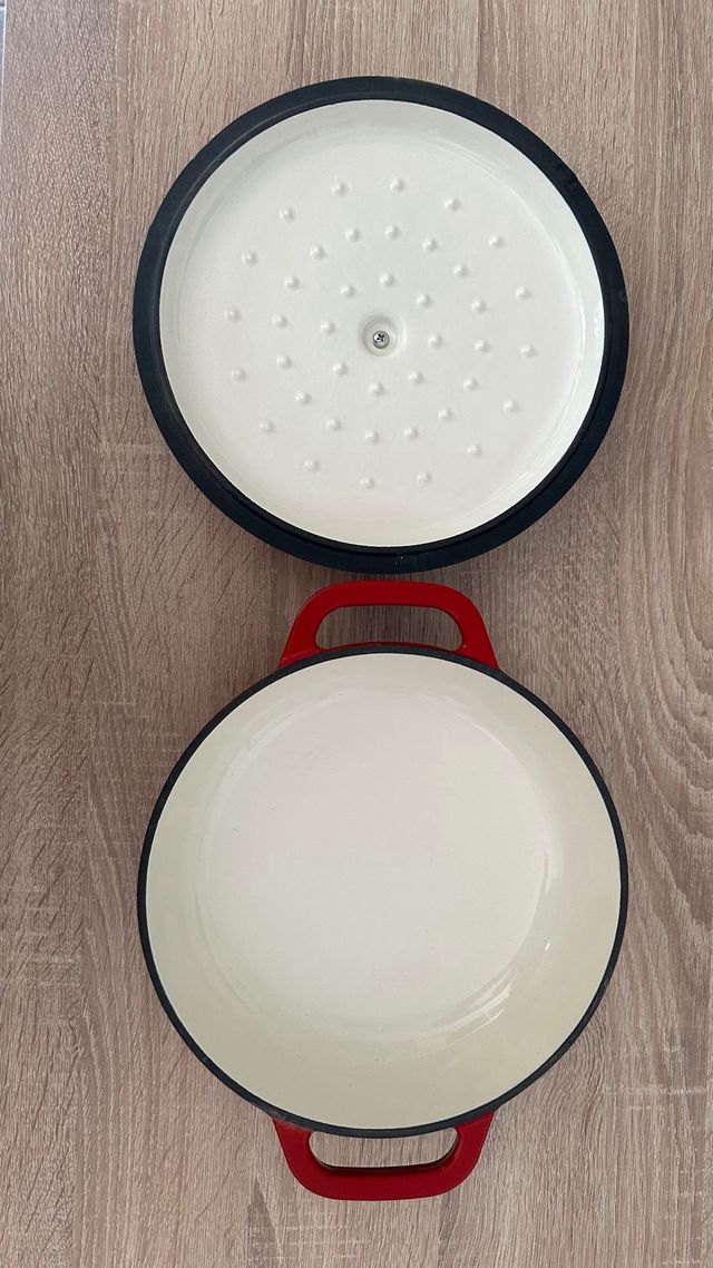 Cazuela Hierro Fundido Roja 2L